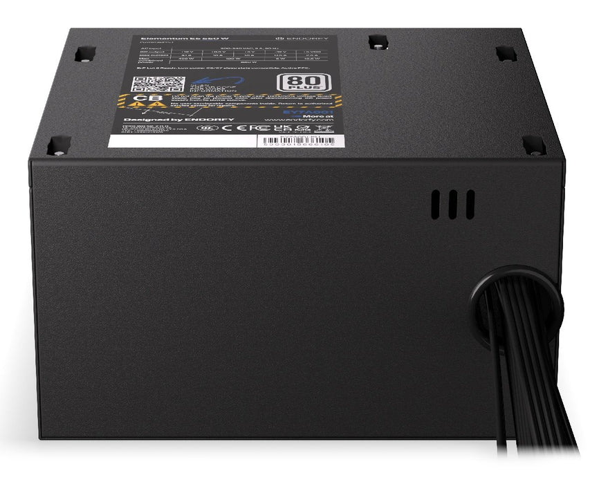 EAN 5903018666112 - ENDORFY Elementum E5 450W unidad de fuente de alimentación 24-pin ATX ATX Negro imagen 8