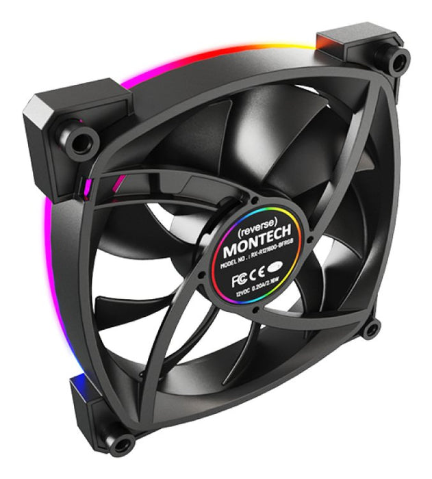 EAN 4710562744156 - Montech RX120 PWM Carcasa del ordenador Ventilador 12 cm Negro 1 pieza(s) imagen 4