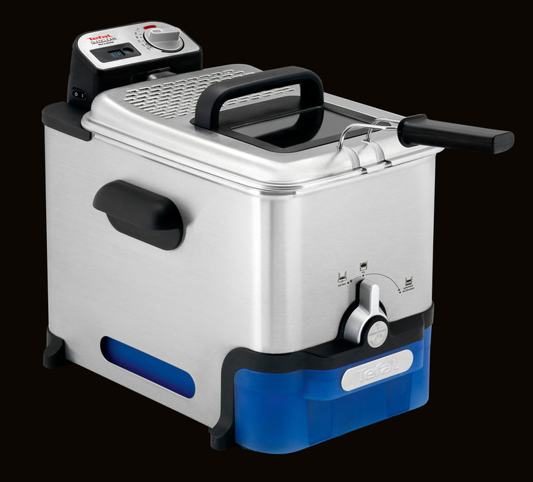 EAN 3045386366545 - Tefal Oleoclean Pro Inox & Design FR8040 Sencillo 3,5 L 2300 W Negro, Acero inoxidable imagen 4