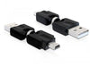 EAN 4043619652594 - DeLOCK 65259 cambiador de género para cable USB 2.0 A mini USB Negro imagen 1