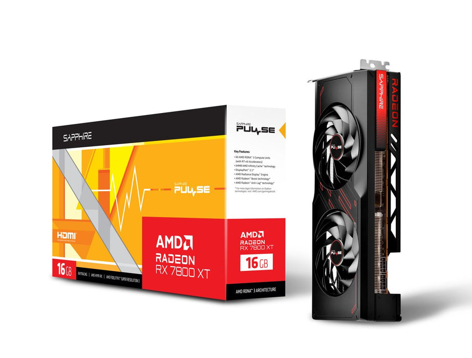 EAN 4895106294349 - Sapphire PULSE 11330-02-20G tarjeta gráfica AMD Radeon RX 7800 XT 16 GB GDDR6 imagen 7