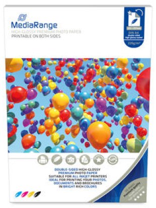 EAN 4260664872986 - MediaRange MRINK118 papel fotográfico A4 Blanco De alto brillo imagen 1