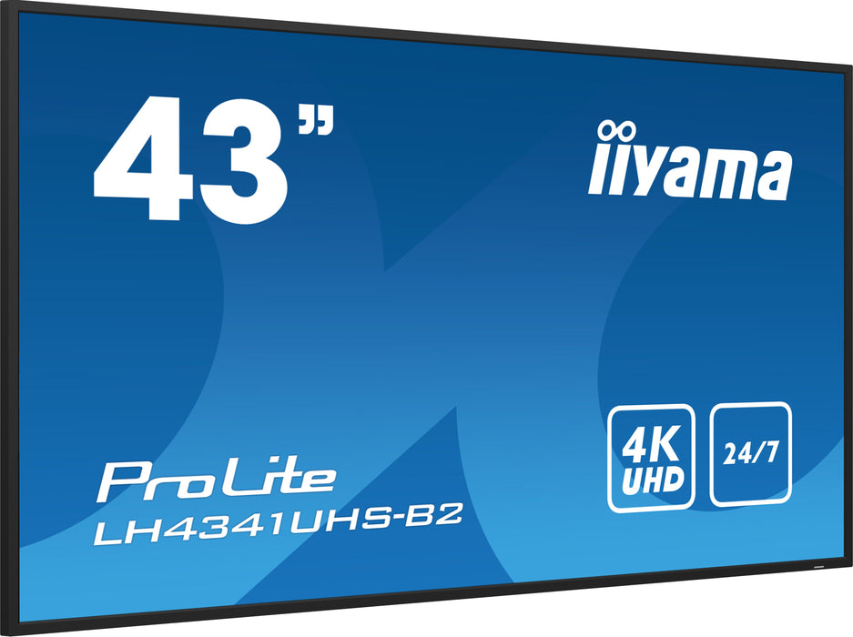 EAN 4948570123520 - iiyama LH4341UHS-B2 pantalla de señalización 108 cm (42.5") LCD 500 cd / m² 4K Ultra HD Procesador incorp imagen 3