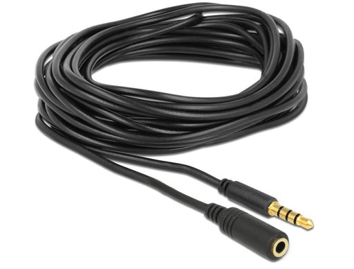 EAN 4043619846696 - DeLOCK 84669 cable de audio 5 m 3,5mm Negro imagen 2