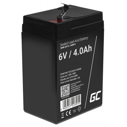 EAN 5903317223955 - Green Cell AGM15 batería para sistema ups Sealed Lead Acid (VRLA) 6 V 4 Ah imagen 1