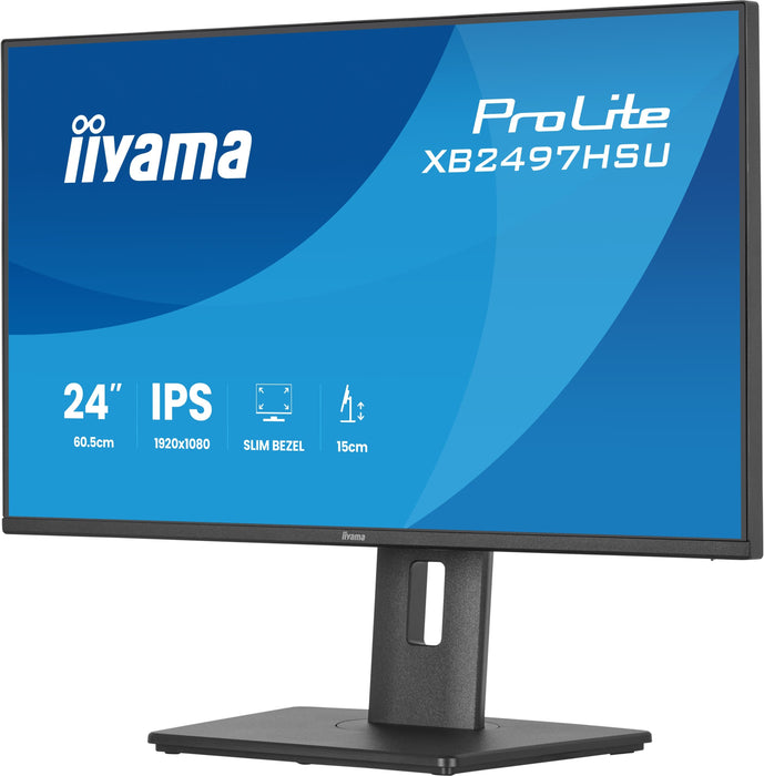 EAN 4948570125821 - iiyama ProLite XB2497HSU-B1 pantalla para PC 60,5 cm (23.8") 1920 x 1080 Pixeles Full HD LED Negro imagen 6