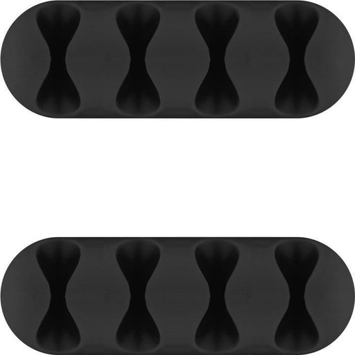 EAN 4040849704062 - Goobay 70406 organizador de cables Universal Soporte para cables Negro 2 pieza(s) imagen 1