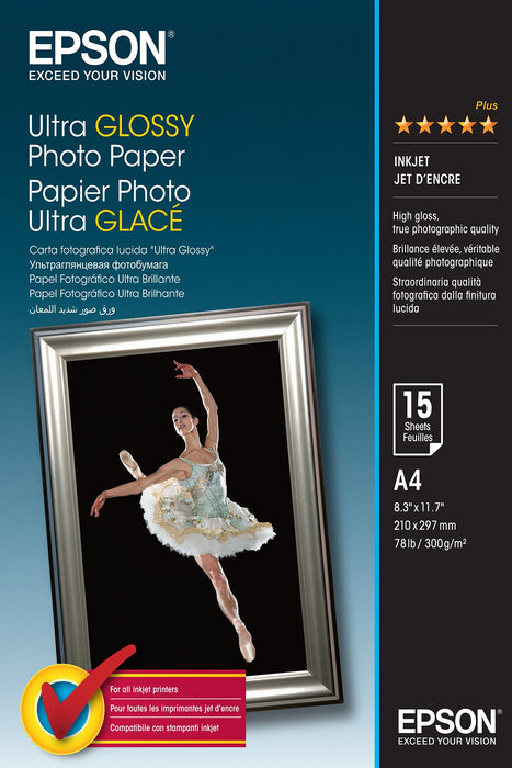 EAN 0010343855281 - Epson Ultra Glossy Photo Paper Brillo imagen 1