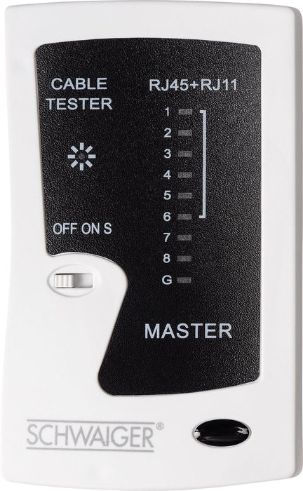 EAN 4004005021592 - Schwaiger NWM1 531 comprobador de cables de red Negro, Blanco imagen 2