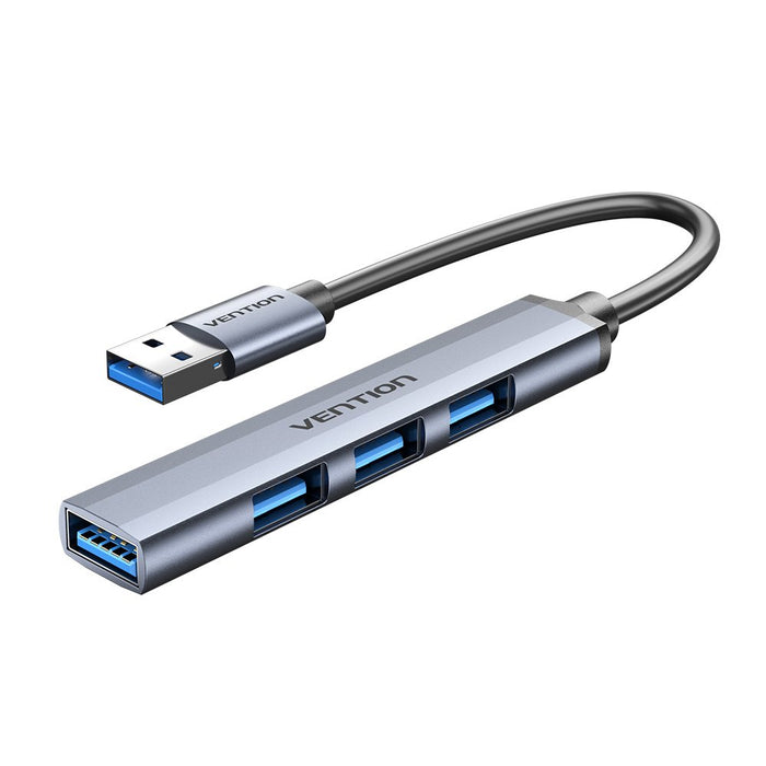 EAN 6922794773271 - Vention CKOHB hub de interfaz USB 3.2 Gen 1 (3.1 Gen 1) Type-A 5000 Mbit/s Gris imagen 1
