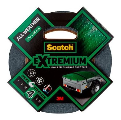 EAN 4054596696440 - 3M Extremium Adecuado para uso en exteriores 27,4 m Gris imagen 2