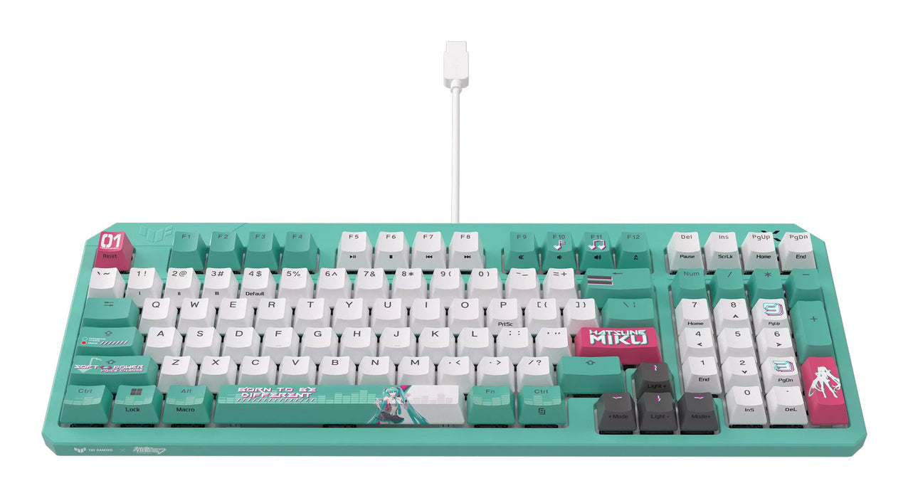 EAN 4711387881613 - ASUS TUF Gaming K3 Gen II Hatsune Miku Edition teclado Juego USB Multicolor imagen 4