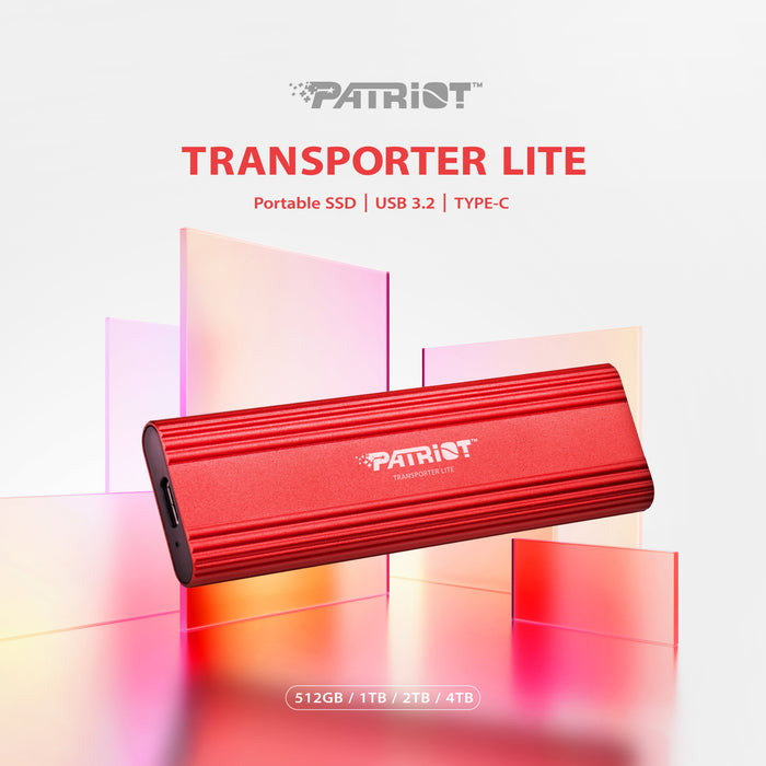 EAN 4711378428001 - Patriot Memory Transporter Lite 1 TB USB Tipo C 3.2 Gen 2 (3.1 Gen 2) Rojo imagen 5