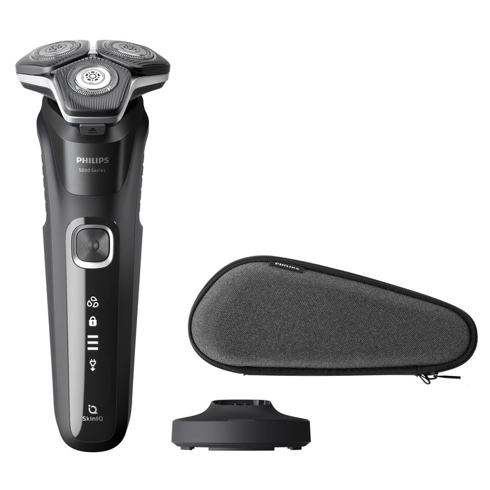 EAN 8720689008082 - Philips SHAVER Series 5000 S5898/35 afeitadora Máquina de afeitar de rotación Recortadora Negro imagen 2