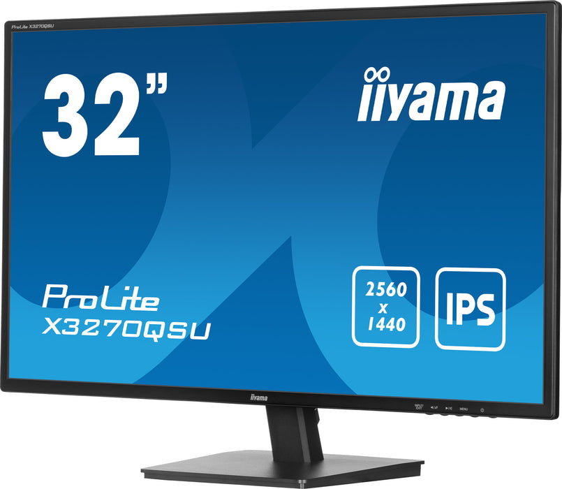 EAN 4948570123643 - iiyama ProLite X3270QSU-B1 pantalla para PC 81,3 cm (32") 2560 x 1440 Pixeles Wide Quad HD LED Negro imagen 4