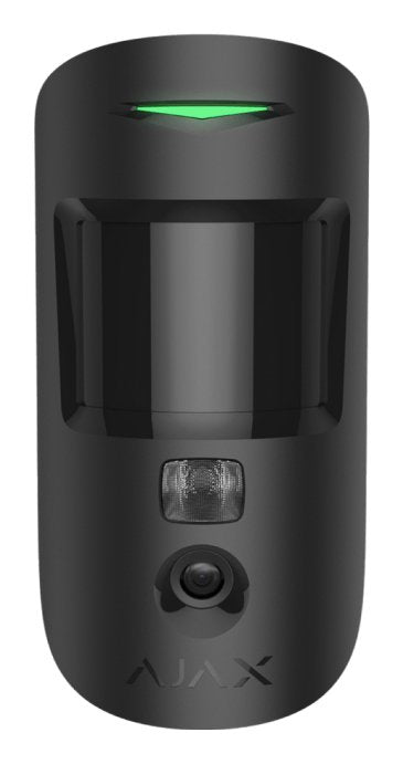 EAN 4823114015366 - Ajax MotionCam Sensor infrarrojo pasivo (PIR) Inalámbrico Pared Negro imagen 1