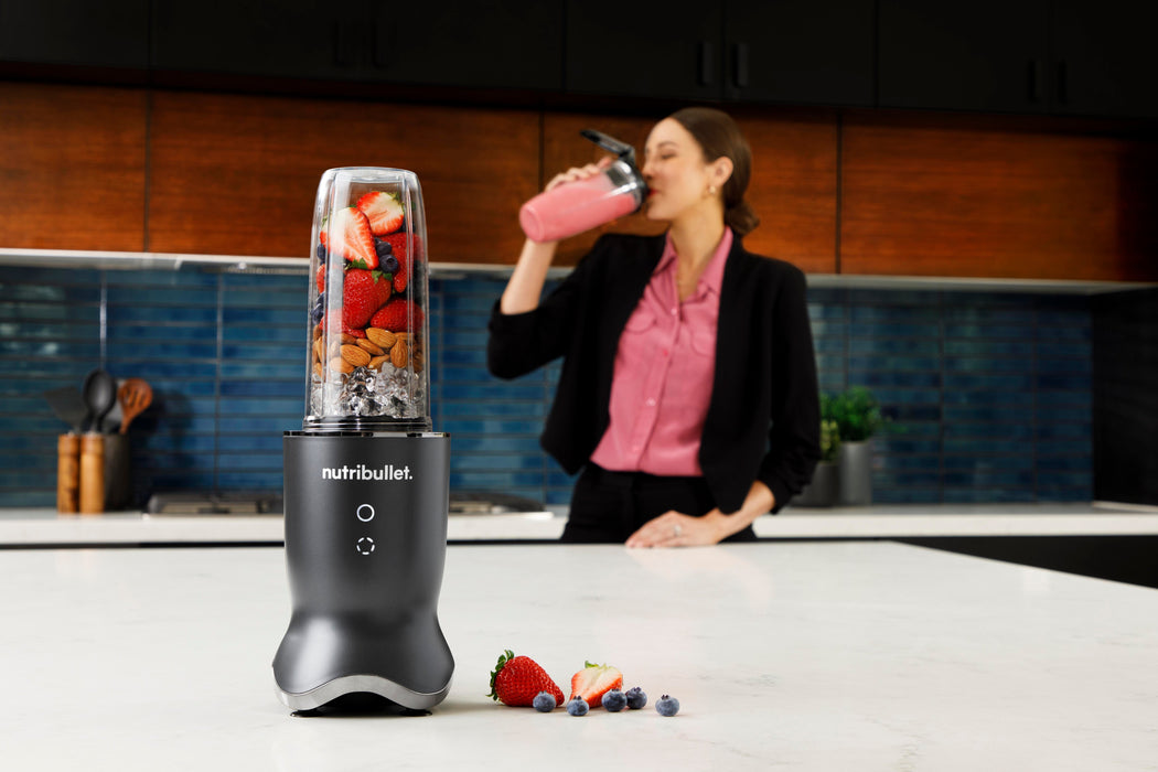 EAN 8006447002166 - NutriBullet NB1206DGCC licuadora 0,9 L Batidora de vaso 1200 W Negro, Transparente imagen 6
