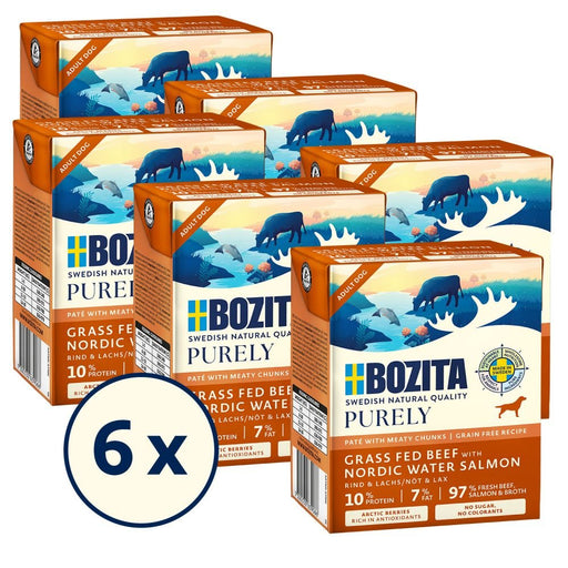 EAN 7300330639066 - Bozita 9118252 alimento húmedo para perros Ternera, Salmón Adulto 370 g imagen 2