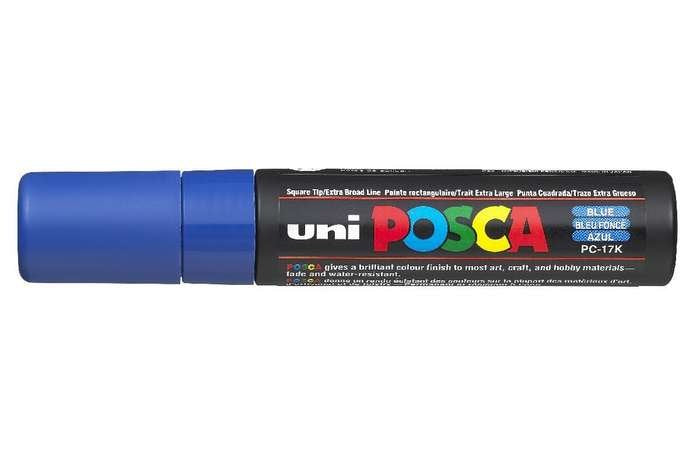 EAN 4902778364239 - POSCA uni PC-17K marcador 1 pieza(s) Punta de cincel Azul imagen 1