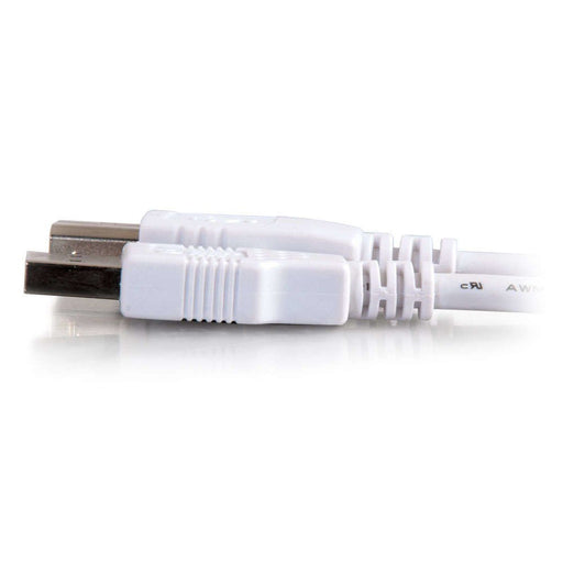 EAN 0757120815624 - C2G 3m USB 2.0 A/B Cable cable USB USB A USB B Blanco imagen 2