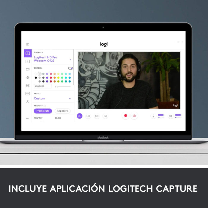 EAN 5099206061309 - Logitech 960-001055 cámara web 3 MP 1920 x 1080 Pixeles USB 2.0 Negro imagen 8