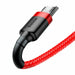 EAN 6953156280328 - Baseus 6953156280328 cable de teléfono móvil Negro, Rojo 1 m USB A Micro-USB B imagen 3