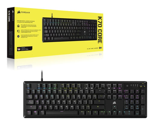 EAN 840006686699 - Corsair K70 CORE TKL teclado Juego USB QWERTY Inglés Gris imagen 2