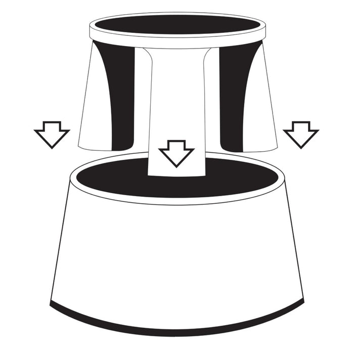 EAN 5705831006331 - Q-CONNECT KF00633 taburete Plástico Negro imagen 3