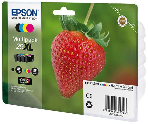 EAN 8715946602356 - Epson Strawberry 29XL CMYK cartucho de tinta 1 pieza(s) Original Alto rendimiento (XL) Negro, Cian, Magen imagen 1