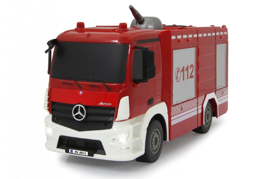 EAN 4042774458621 - Jamara Fire fighter TLF Mercedes-Benz Antos modelo controlado por radio Camión de bomberos Motor eléctric imagen 5