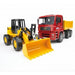 EAN 4001702027520 - BRUDER Construction truck with articulated road loader imagen 1
