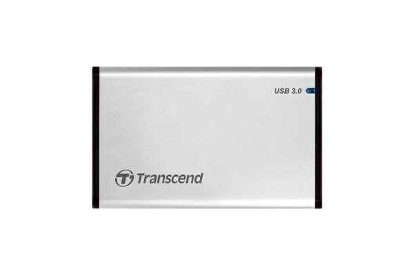 EAN 0760557828105 - Transcend StoreJet 25S3 Carcasa de disco duro/SSD Plata 2.5" USB con suministro de corriente imagen 1