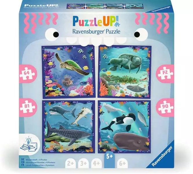 EAN 4005555040040 - Ravensburger 12.004.004 puzzle Puzzle rompecabezas 64 pieza(s) Submarino imagen 1