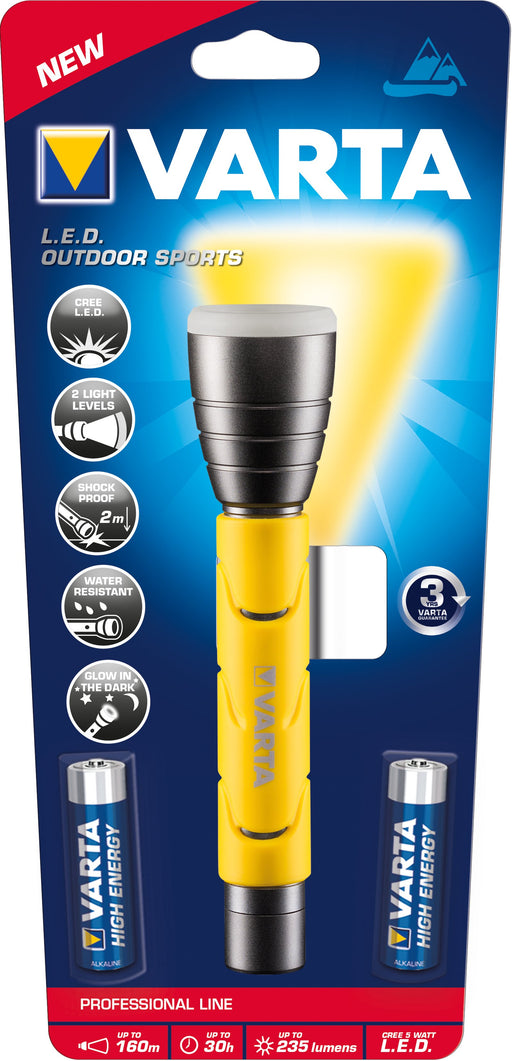 EAN 4008496927630 - Varta 18628101421 Negro, Amarillo Linterna de mano LED imagen 1