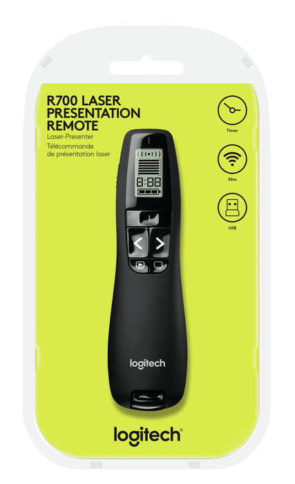 EAN 5099206040861 - Logitech Professional Presenter R700 apuntador inalámbricos RF Negro imagen 8
