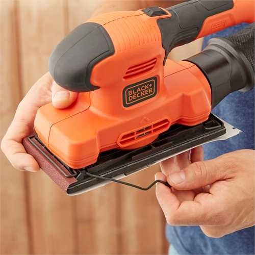 EAN 5035048704264 - Black & Decker BEW220 Lijadora orbital 14000 RPM Negro, Naranja imagen 4