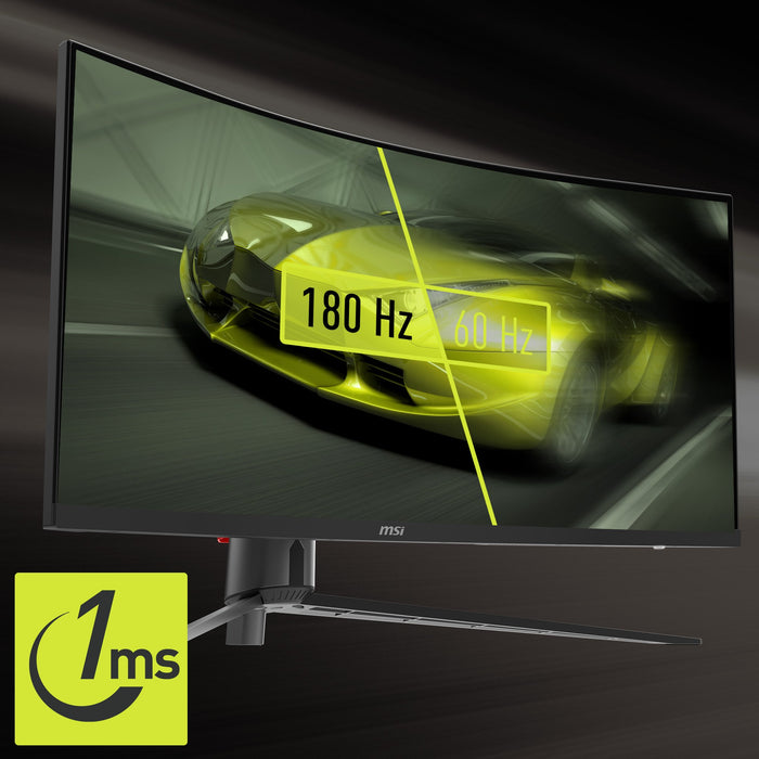 EAN 4711377140805 - MSI MAG 345CQRDE pantalla para PC 86,4 cm (34") 3440 x 1440 Pixeles UltraWide Dual Quad HD Negro imagen 8
