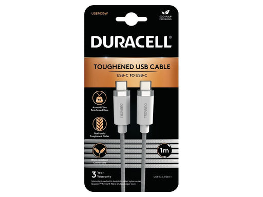 EAN 5056304310449 - Duracell USB7030W cable USB Blanco imagen 1