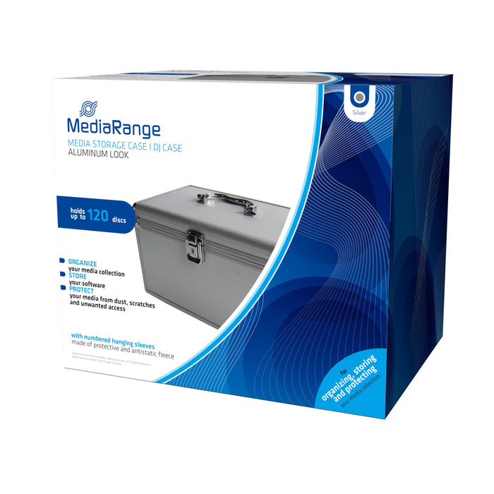 EAN 4260283119288 - MediaRange BOX79 funda para discos ópticos Maleta rígida 120 discos Plata imagen 1