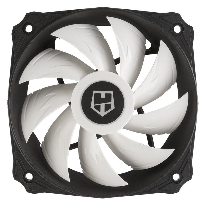 EAN 8436532164323 - NOX Hummer H-212 Procesador Enfriador 12 cm Aluminio, Negro, Blanco 1 pieza(s) imagen 3