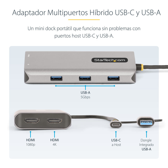 EAN 0065030901260 - StarTech.com 167B-USBC-MULTIPORT base para portátil y replicador de puertos Alámbrico USB 3.2 Gen 1 (3.1  imagen 10