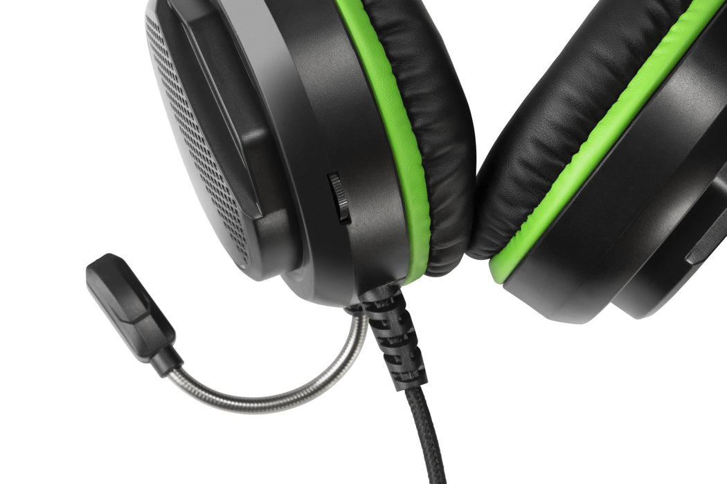 EAN 7333048051417 - Deltaco Gaming GAM-128 auricular y casco Auriculares Alámbrico Diadema Juego Negro, Verde imagen 3