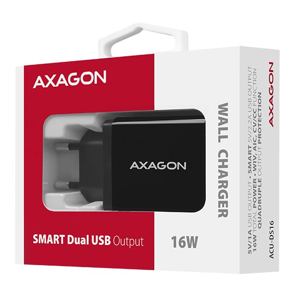 EAN 8595247905420 - Axagon ACU-DS16 cargador de dispositivo móvil Teléfono móvil, Batería portátil, Smartphone, Tableta, Univ imagen 9