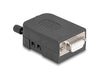 EAN 4043619906550 - DeLOCK 90655 conector D-Sub 9, 3 pin terminal block Negro, Gris imagen 1
