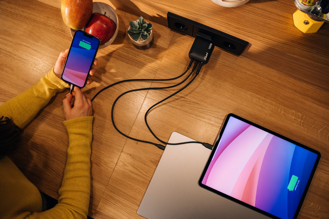 EAN 0023942322306 - Verbatim GaN Charger 100W Universal Negro Corriente alterna Carga rápida Interior imagen 11