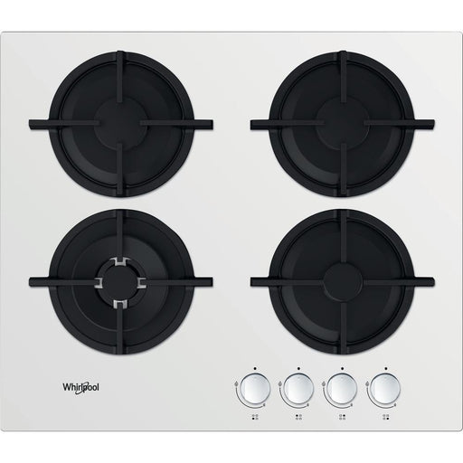 EAN 8003437605567 - Whirlpool AKT 625/WH Negro, Blanco Integrado 60 cm Encimera de gas 4 zona(s) imagen 1
