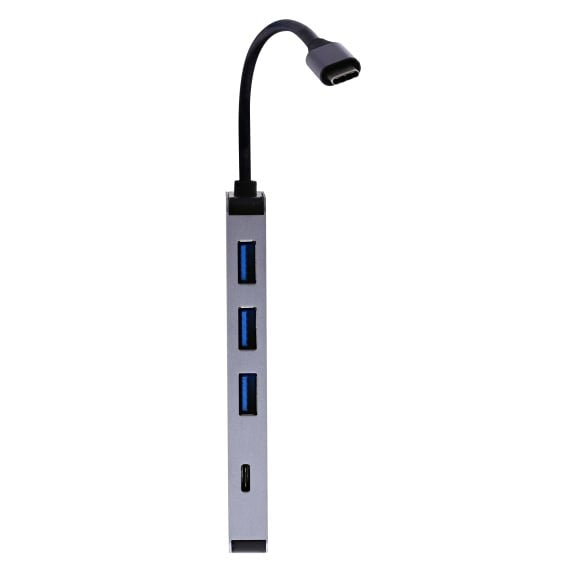 EAN 3303170099414 - T'nB HUBALU6 base para portátil y replicador de puertos USB 3.2 Gen 1 (3.1 Gen 1) Type-C Gris imagen 2