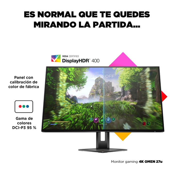 EAN 196337845503 - HP OMEN 27u 4K 144Hz HDR IPS Gaming Monitor pantalla para PC 68,6 cm (27") 3840 x 2160 Pixeles 4K Ultra HD imagen 12
