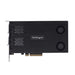 EAN 0065030904650 - StarTech.com 2M2-REMOVABLE-PCIE panel bahía disco duro Placa de bus común o backplane Negro imagen 4