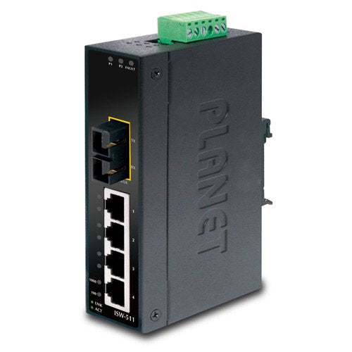 EAN 4711213688652 - PLANET ISW-511 switch No administrado L2 Fast Ethernet (10/100) Negro imagen 1